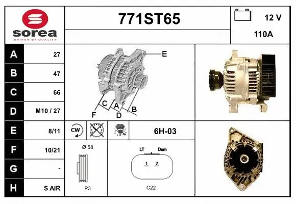 Alternator (771ST65)