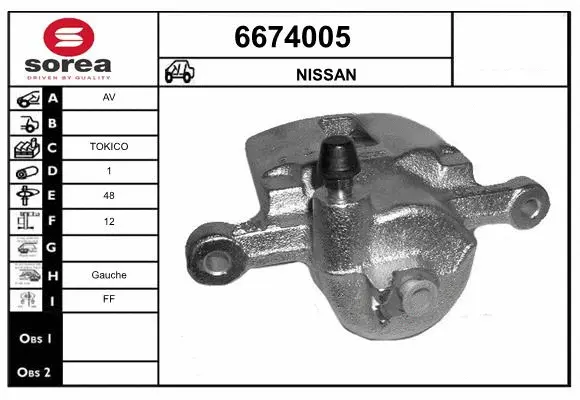 Brake Caliper (6674005)
