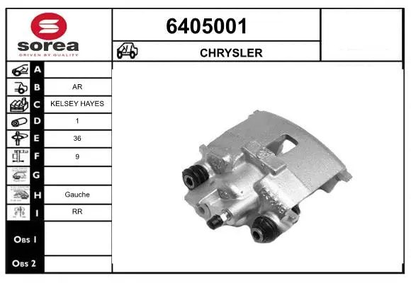 Brake Caliper (6405001)