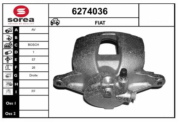 Brake Caliper (6274036)