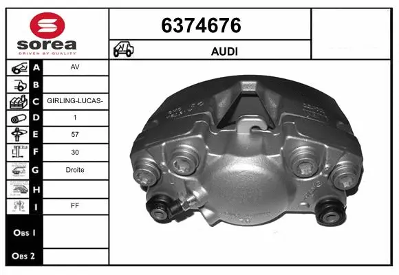 Brake Caliper (6374676)