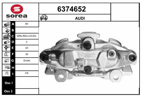 Brake Caliper (6374652)