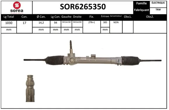 Steering Gear (SOR6265350)