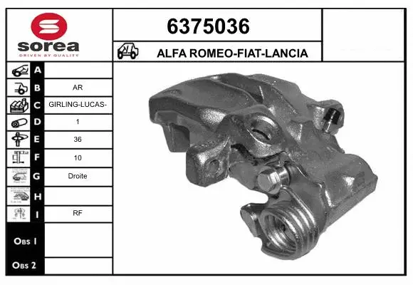 Brake Caliper (6375036)