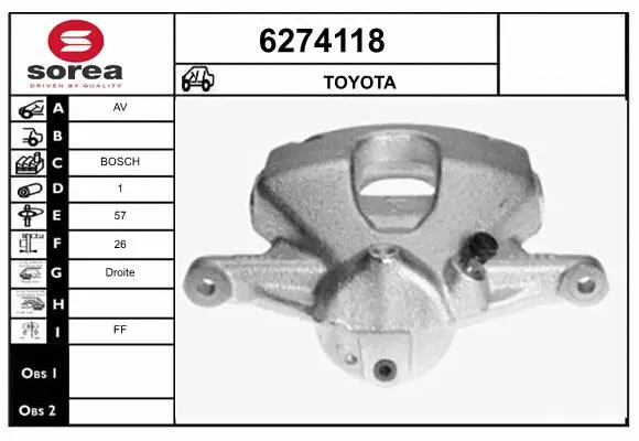 Brake Caliper (6274118)