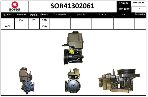 Hydraulic Pump, steering (SOR41302061)