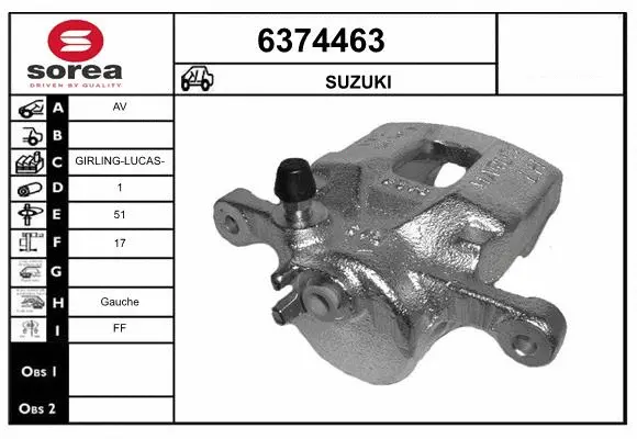 Brake Caliper (6374463)