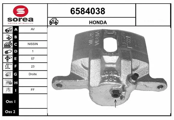 Brake Caliper (6584038)
