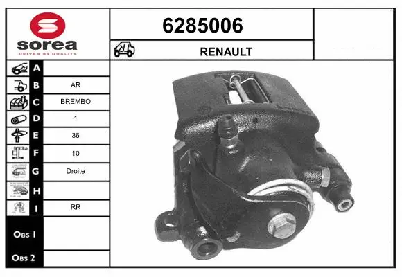 Brake Caliper (6285006)