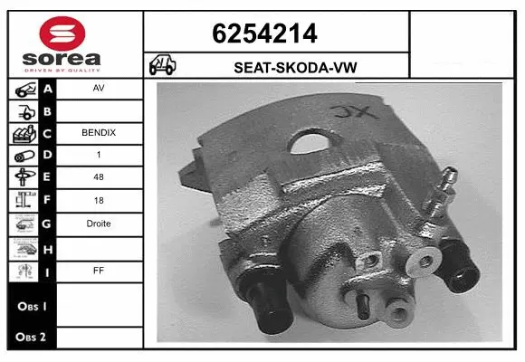 Brake Caliper (6254214)