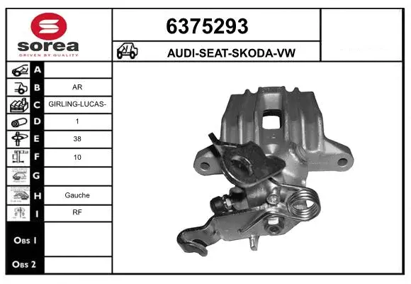 Brake Caliper (6375293)
