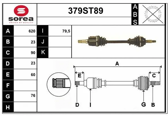 Drive Shaft (379ST89)