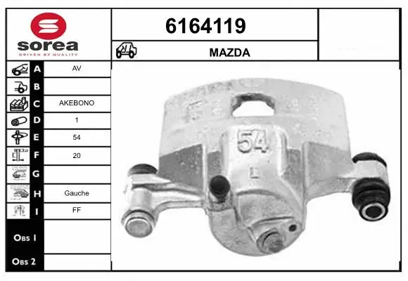 Brake Caliper (6164119)