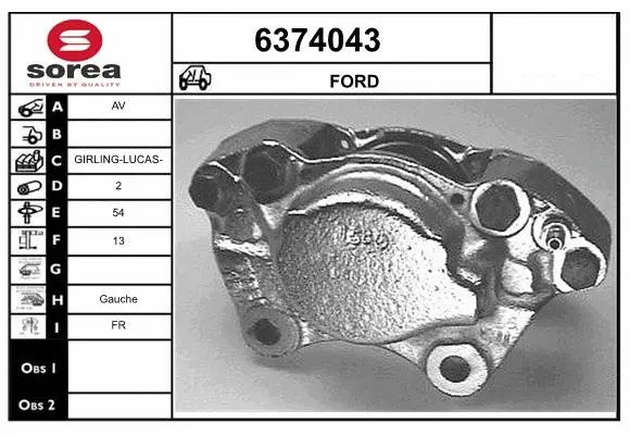 Brake Caliper (6374043)