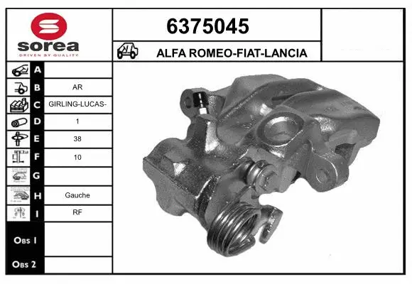 Brake Caliper (6375045)