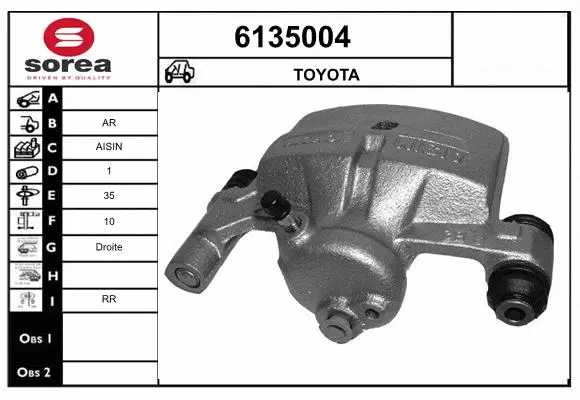 Brake Caliper (6135004)