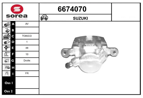 Brake Caliper (6674070)