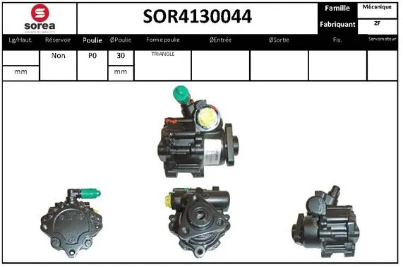 Hydraulic Pump, steering (SOR4130044)
