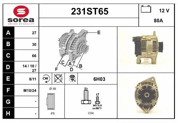 Alternator (231ST65)