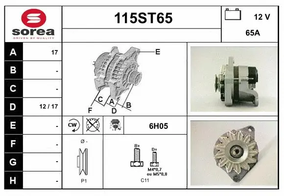 Alternator (115ST65)