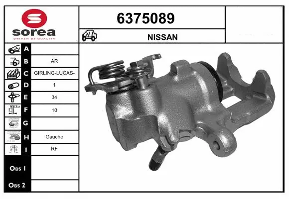 Brake Caliper (6375089)