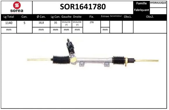 Steering Gear (SOR1641780)