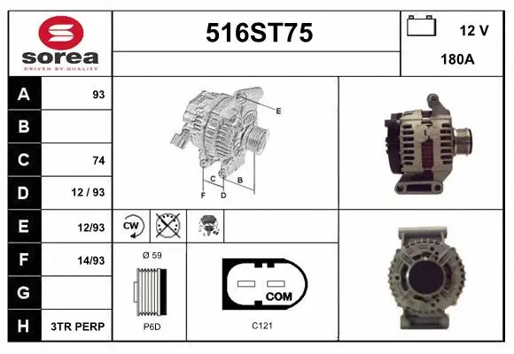 Alternator (516ST75)