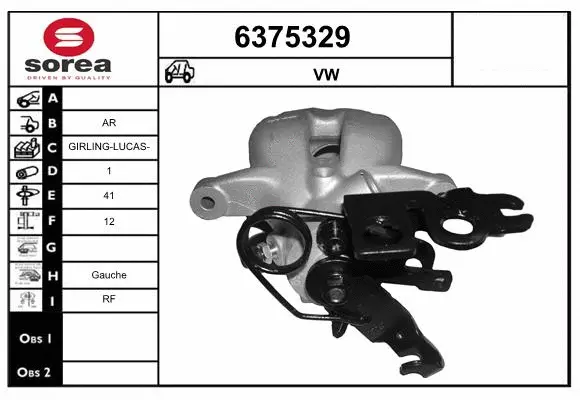 Brake Caliper (6375329)