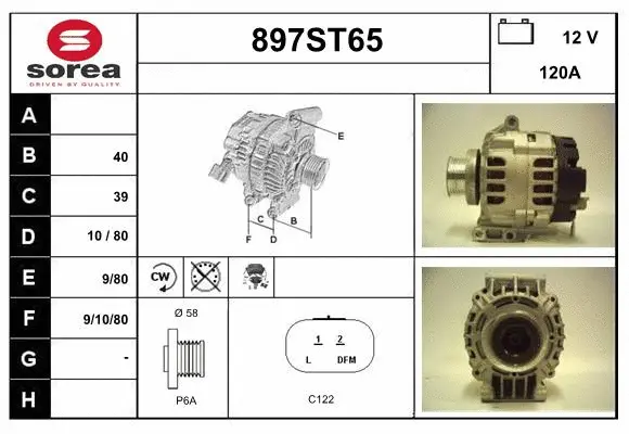 Alternator (897ST65)