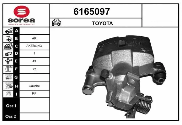 Brake Caliper (6165097)