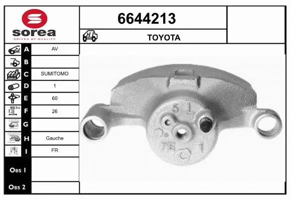 Brake Caliper (6644213)