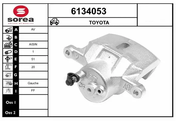 Brake Caliper (6134053)