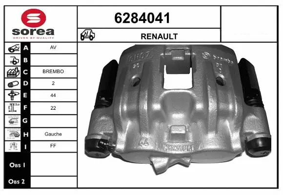 Brake Caliper (6284041)