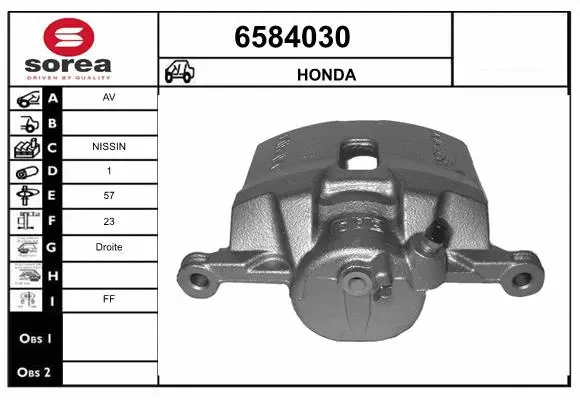 Brake Caliper (6584030)