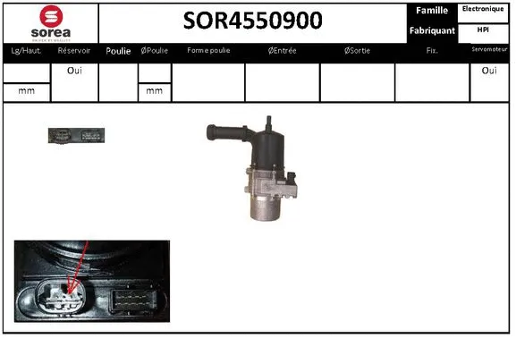 Hydraulic Pump, steering (SOR4550900)