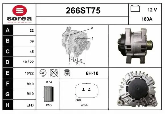 Alternator (266ST75)