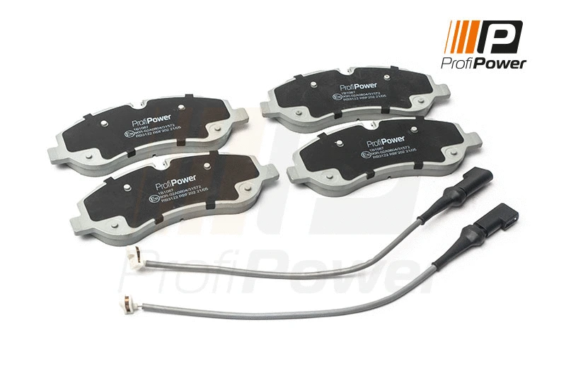 Brake Pad Set, disc brake (1B1087)