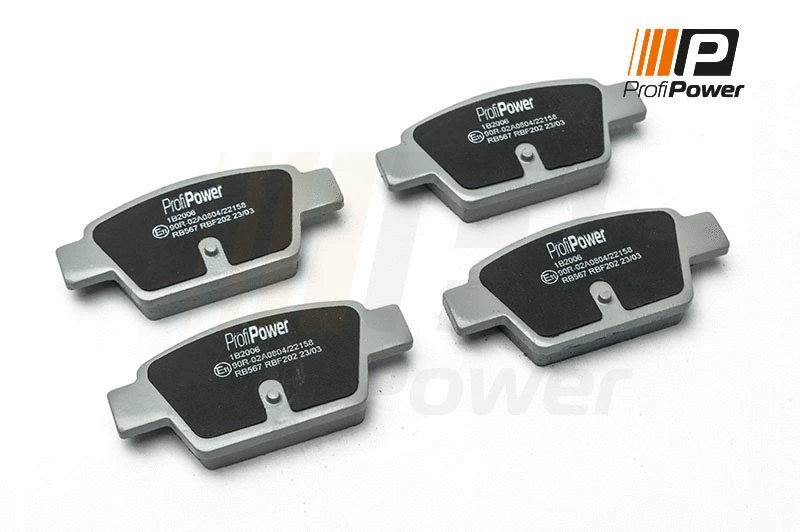 Brake Pad Set, disc brake (1B2006)