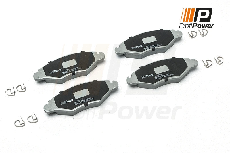 Brake Pad Set, disc brake (1B1017)