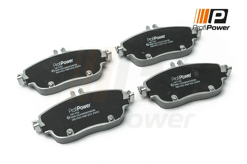Brake Pad Set, disc brake (1B1152)