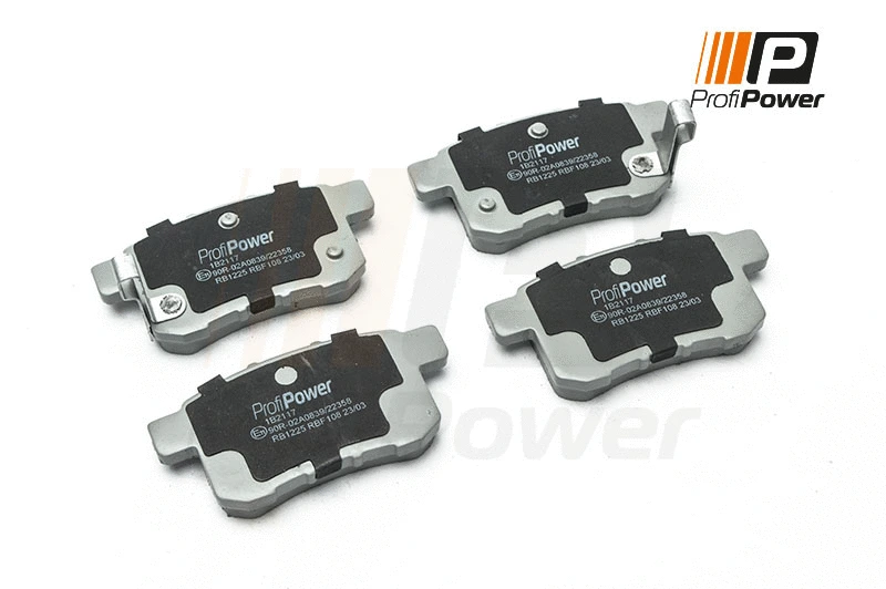 Brake Pad Set, disc brake (1B2117)