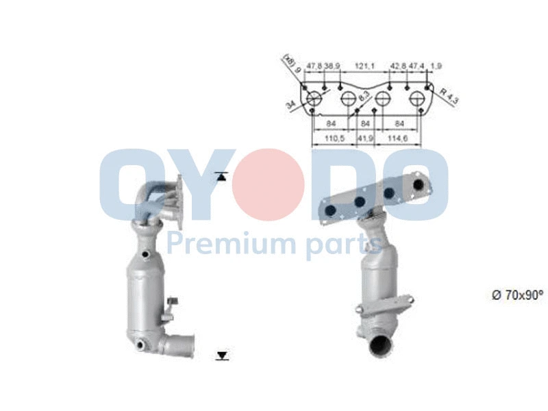 Catalytic Converter (10N0101-OYO)