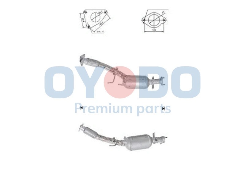 Soot/Particulate Filter, exhaust system (20N0101-OYO)