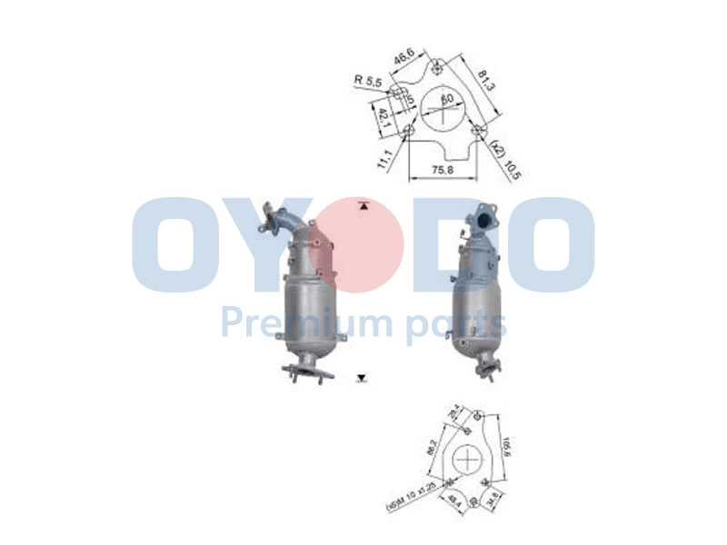 Soot/Particulate Filter, exhaust system (20N0148-OYO)