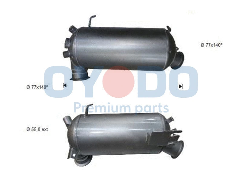Soot/Particulate Filter, exhaust system (20N0047-OYO)