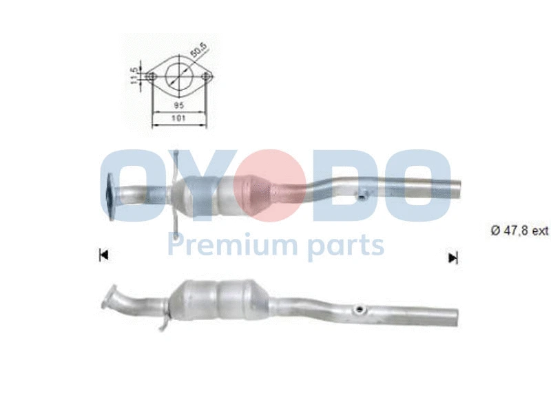 Catalytic Converter (10N0020-OYO)