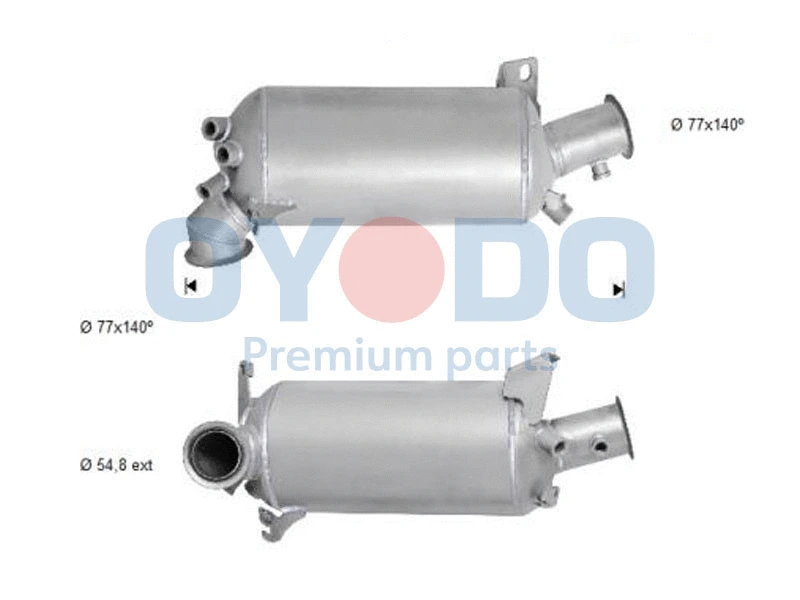 Soot/Particulate Filter, exhaust system (20N0037-OYO)