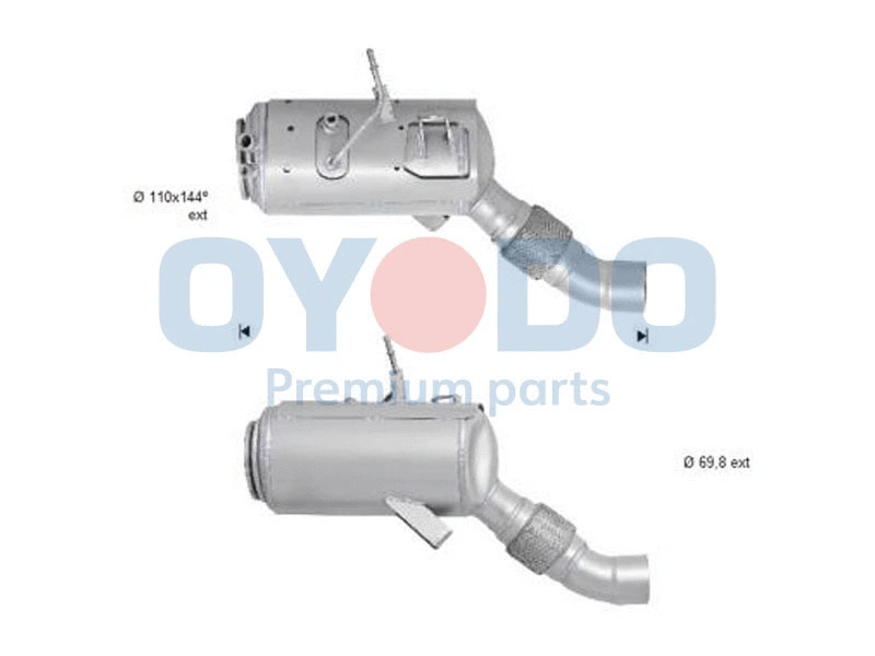 Soot/Particulate Filter, exhaust system (20N0011-OYO)
