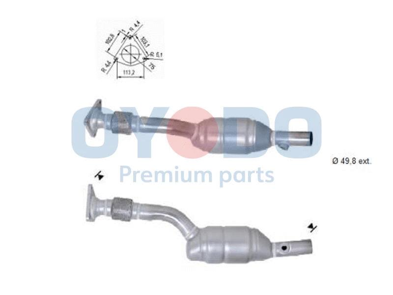 Catalytic Converter (10N0044-OYO)