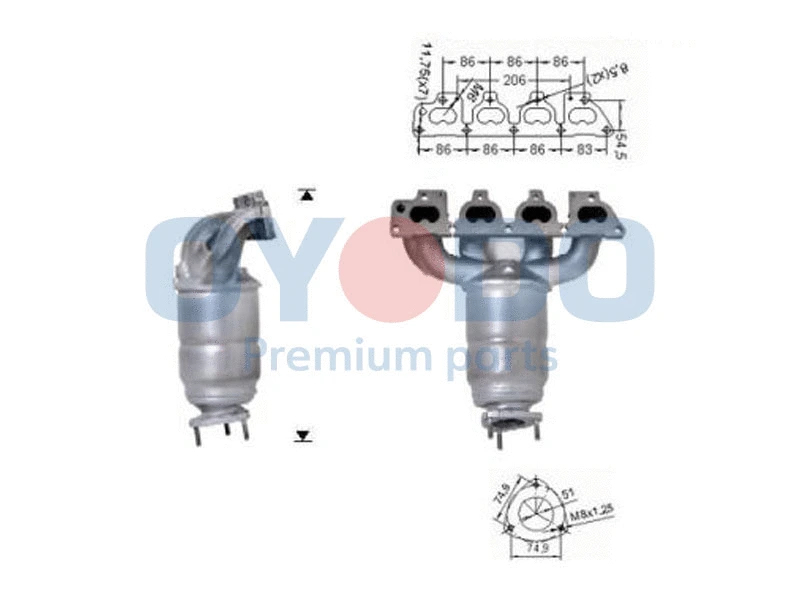 Catalytic Converter (10N0007-OYO)